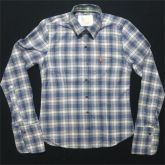 Camisa Fem. Xadrez Botão Madrepérola