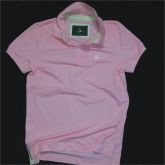 Camiseta Polo Masculina Rosa