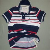 Camiseta Polo Masculina Listrada