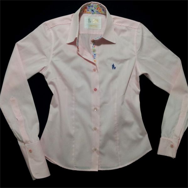 Camisa Fem. Botão Madrepérola.